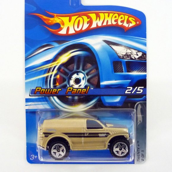Hot Wheels Power Panel #117 Twenty + 2 of 5 Gold Die-Cast Car 2006 - Picture 1 of 1